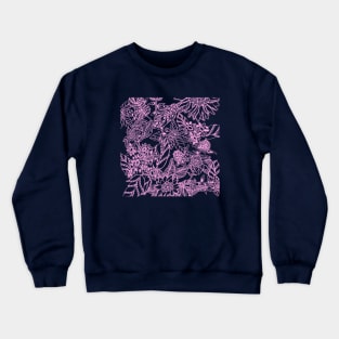 Paisley wildflower floral pattern Crewneck Sweatshirt